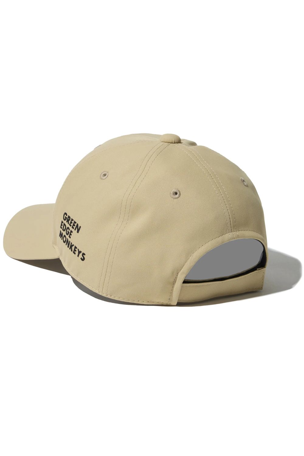 【26SS】 CAP / モンキー刺繍ワッペン ベースボールキャップ (ベージュ)