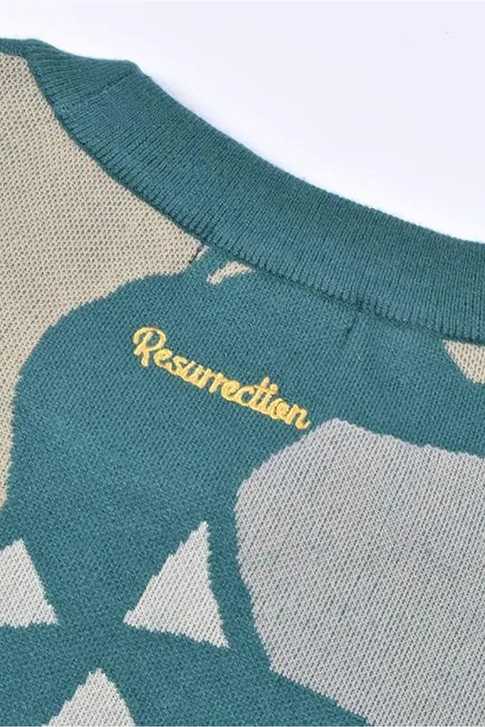 【26AW】 AIRSHUT BIRDSTILE KNIT / エアシャット バーズタイルニット (グリーン/ブラウン)*