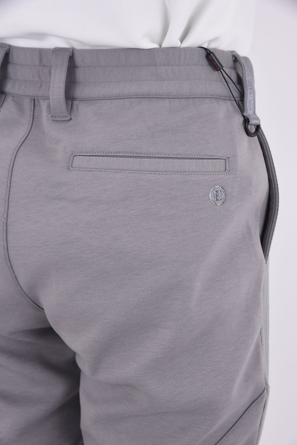 【25AW】 MEN'S WARM LOGO LINE SLIM PANTS / ダンボールニット ロゴ ライン スリムパンツ (グレー)