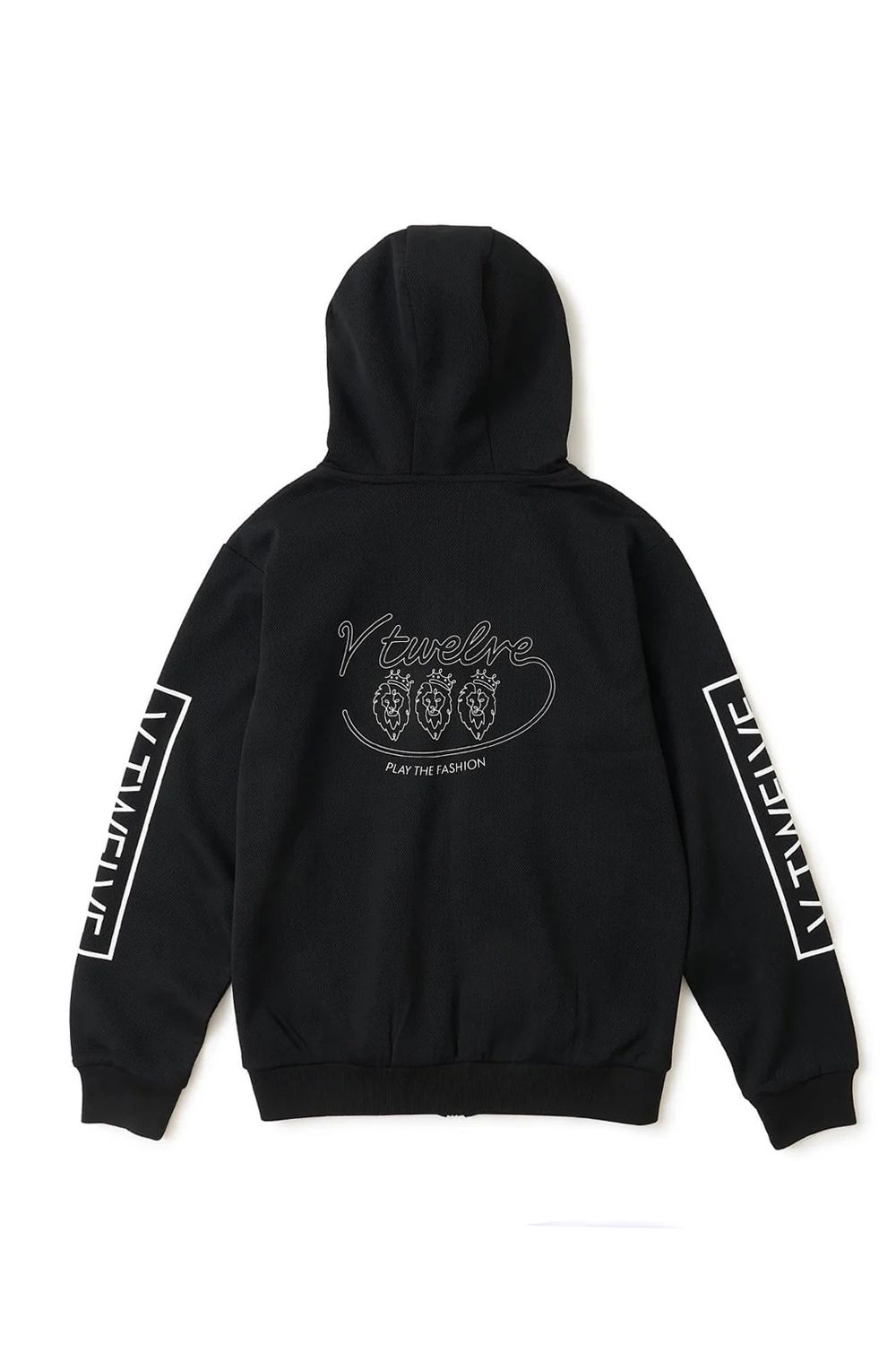 【26AW】 OH SB PARKA / サイドボックスロゴ バックプリント ジップアップパーカー (ブラック)