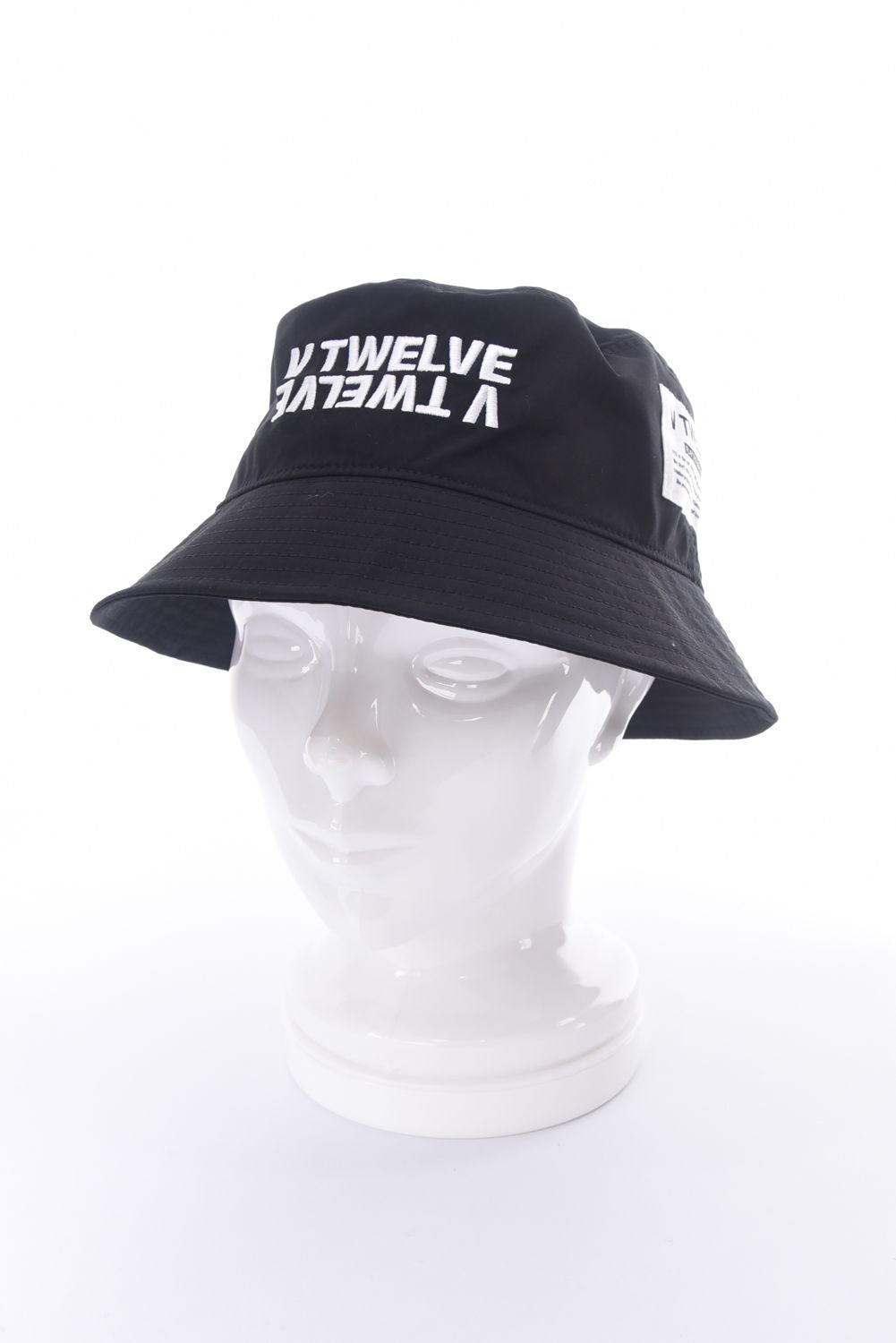 【26SS】 INVERT HAT / ブランドロゴ刺繍 バケットハット (ブラック)