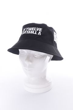 【26SS】 INVERT HAT / ブランドロゴ刺繍 バケットハット (ブラック)