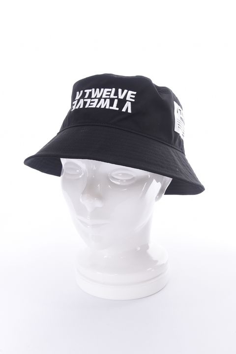 【26SS】 INVERT HAT / ブランドロゴ刺繍 バケットハット (ブラック)