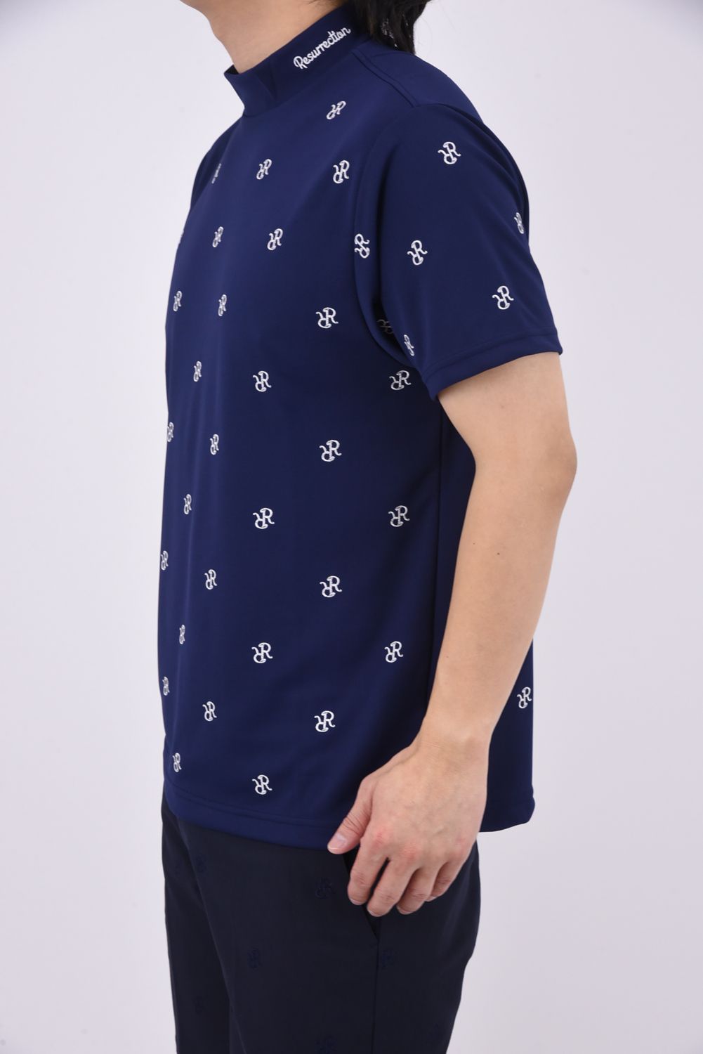 Resurrection - 【25SS】 MENS RR EBD MOCK NECK / RRロゴ総柄