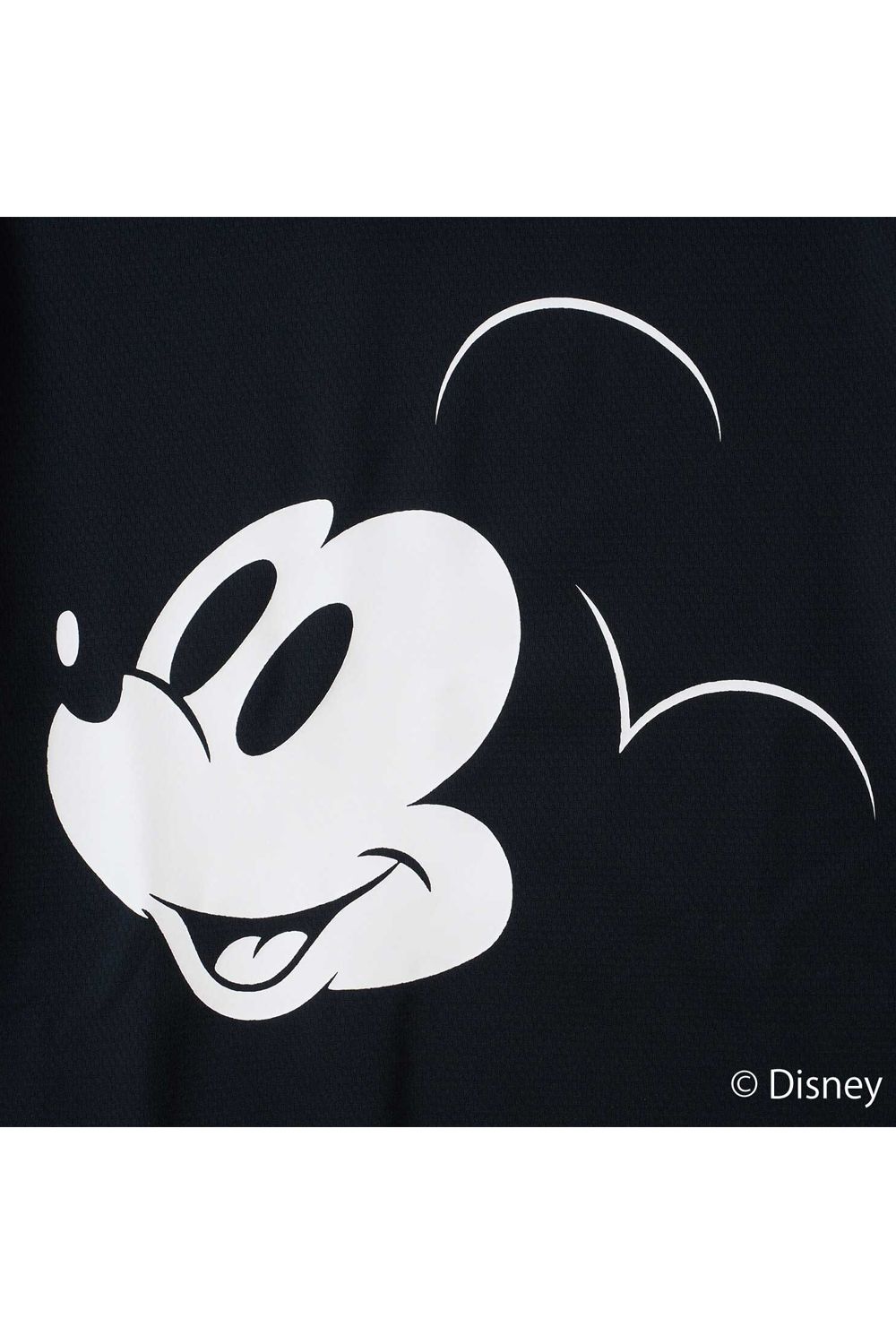 【26SS】【レディース】 BIG FACE MOCK / ディズニーコレクション モックネックTシャツ (ブラック)