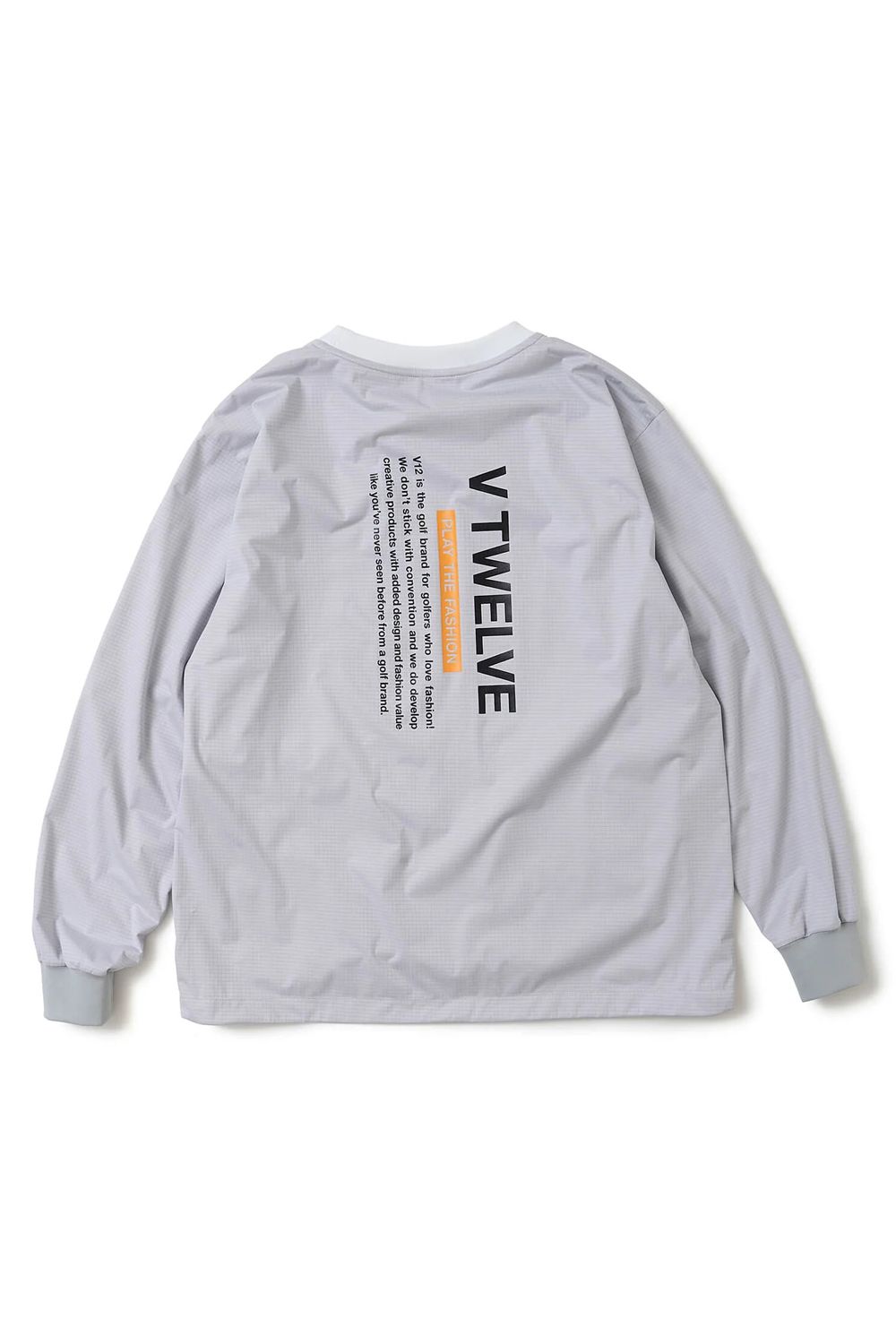 【26SS】 RIP EXP JKT / リップストップ生地 ブランドロゴ プルオーバージャケット (グレー)