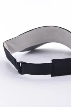 【26AW】 KIX3 BASIC LOGO VISOR / ブランドロゴ刺繡 サンバイザー (ブラック/ホワイト)