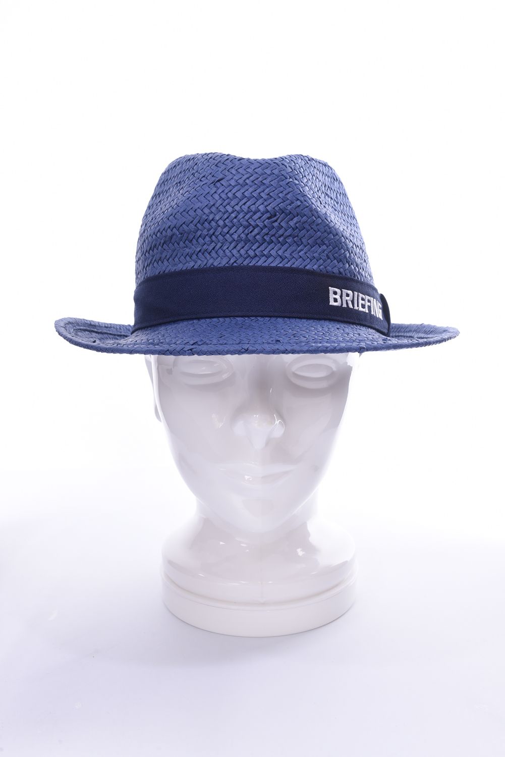 BRIEFING - MS STRAW HAT / ロゴ ペーパー素材 ストローハット