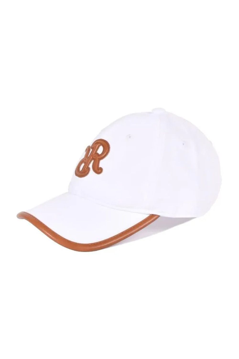 【26AW】 LEATHER LOGO PIPING CAP / レザーロゴパイピングキャップ  (ホワイト)
