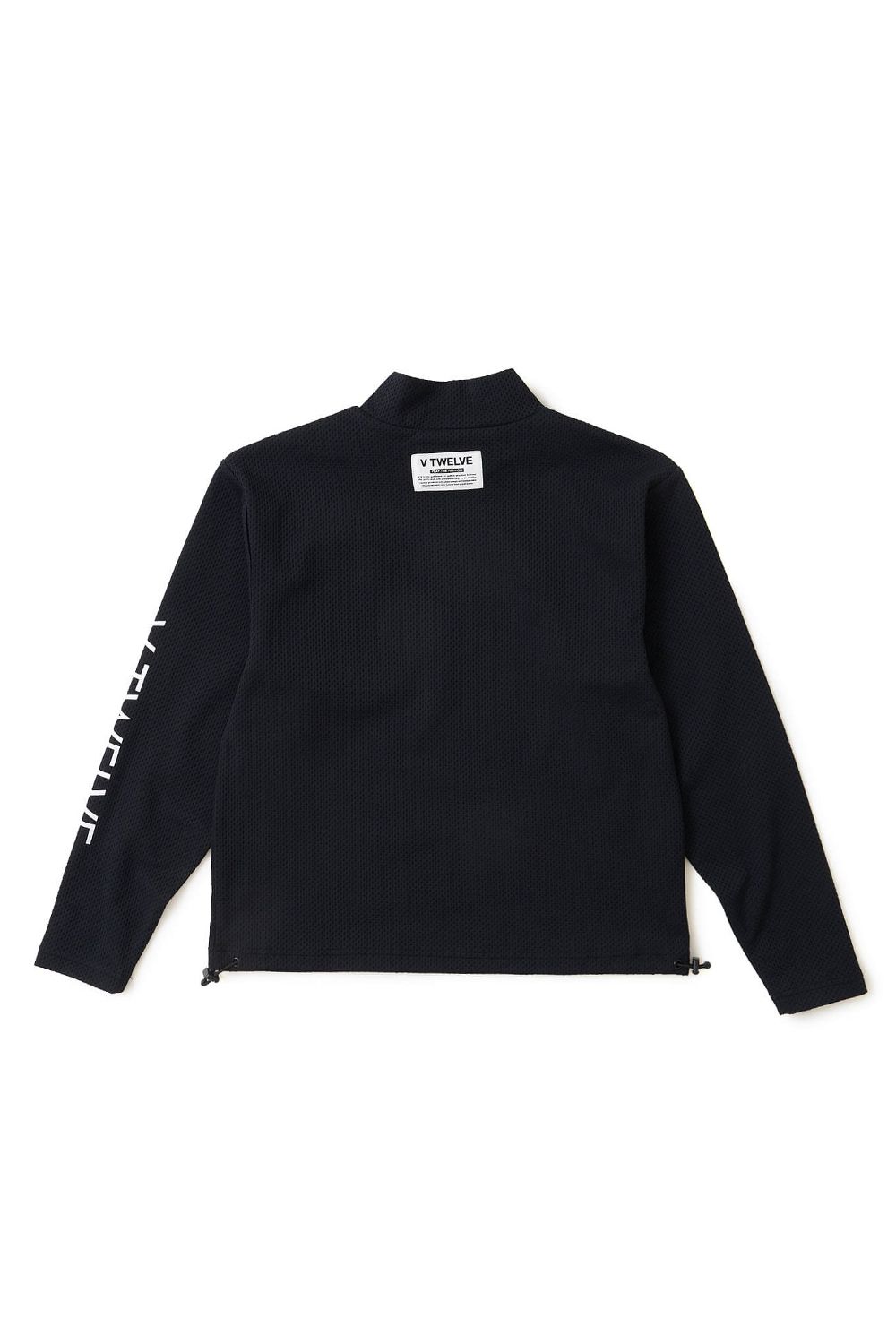 【26AW】【レディース】 SEAL RF MOCK / 胸ポケット サイドロゴ 長袖モックネックTシャツ (ブラック)