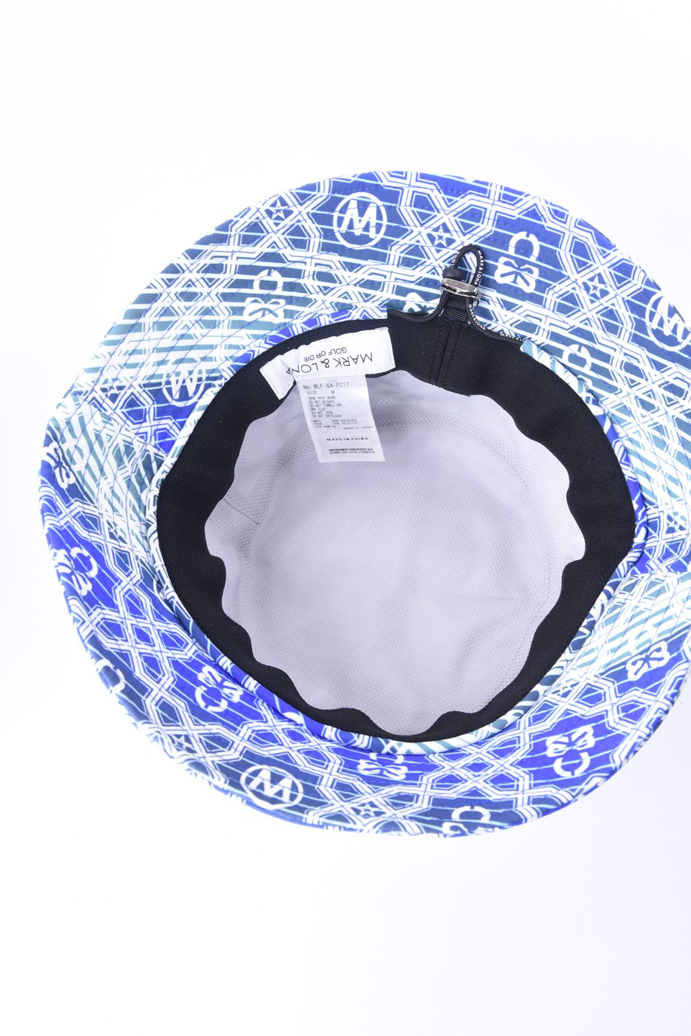【26SS】 DOMINANT BUCKET HAT / ジオメトリックパターン総柄 バケットハット (ブルー)