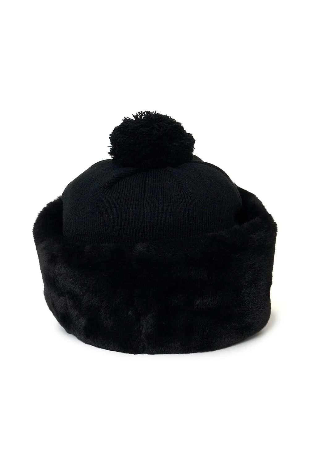 SEP KNIT CAP / ファーネックウォーマー&ニットキャップ セット (ブラック)