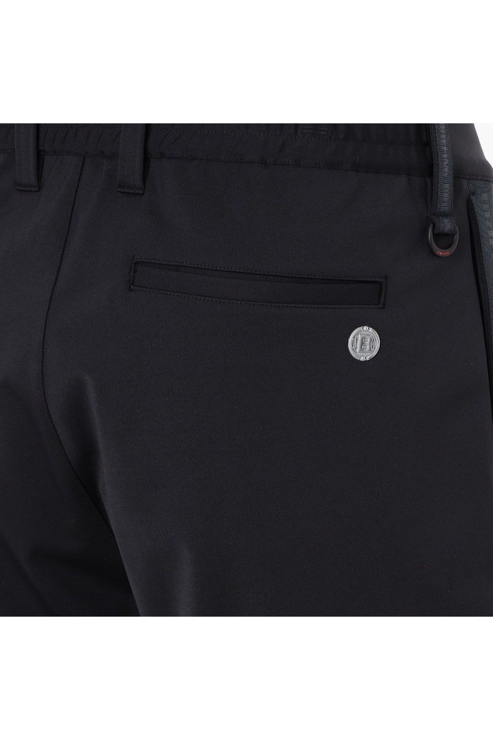 【25SS】 MENS LOGO LINE SHORT PANTS / ロゴラインテープ ショート パンツ (ブラック)