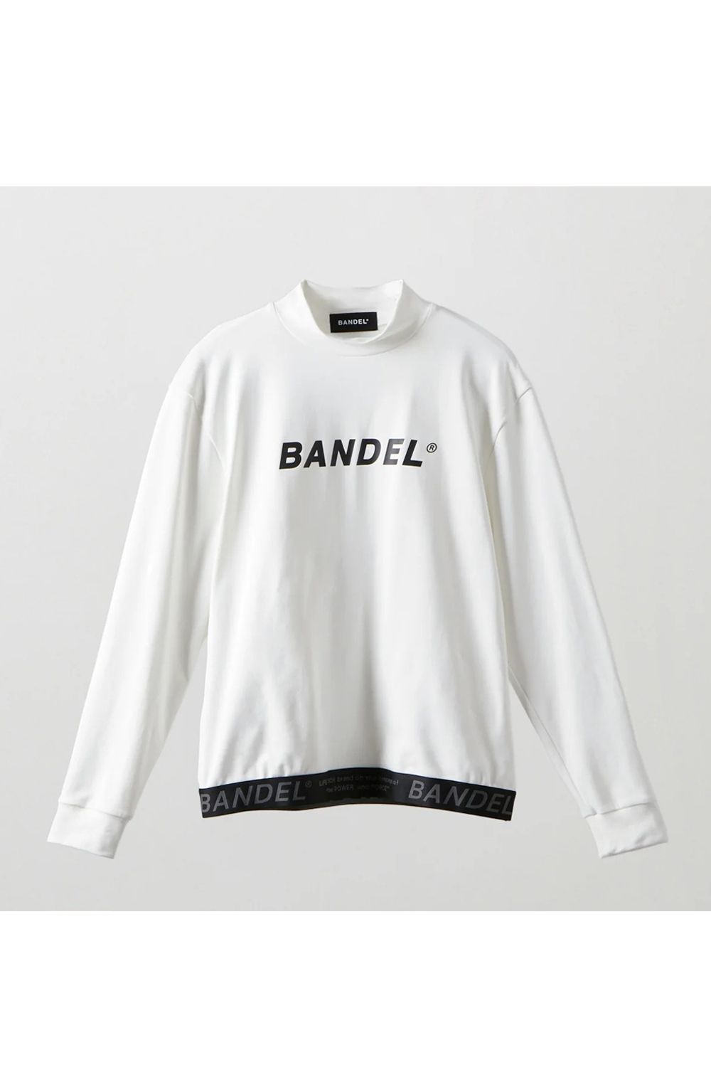 【26AW】 【レディース】 HEM TAPE LONG SLEEVE MOCK NECK / ヘムテープ ロングスリーブ モックネック (ホワイト)