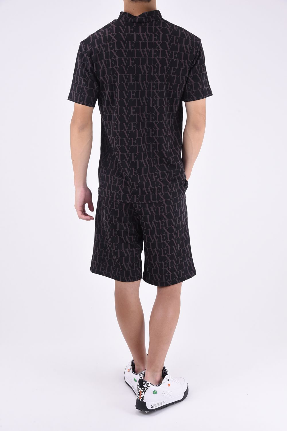 V12 - 【V TWELVE LUX】 LX ALL LETTER SHORTS / ロゴ総柄