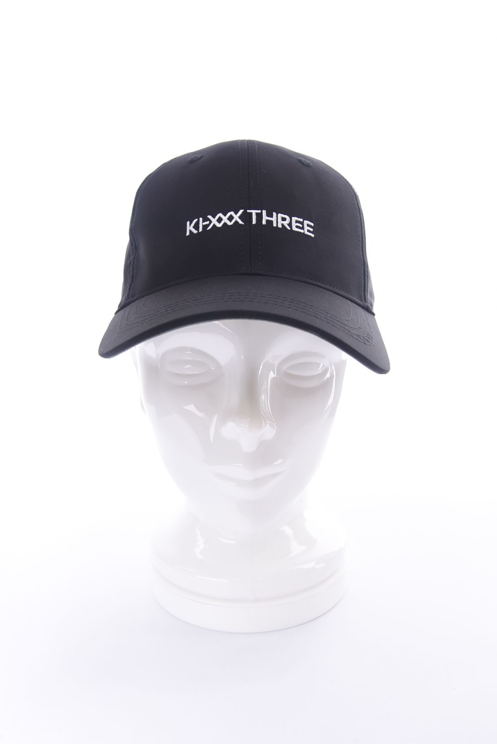 LOGO CAP / ロゴ刺繡 ベースボールキャップ (ブラック)