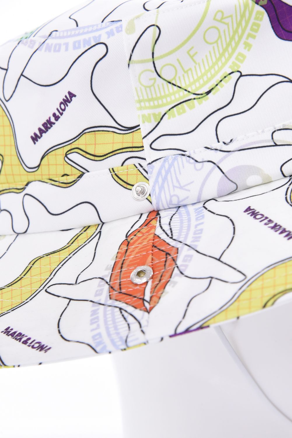 【26SS】 AXON CAMO FIELD HAT / ポリエステルツイル カモフラージュプリント サファリハット (ホワイト)