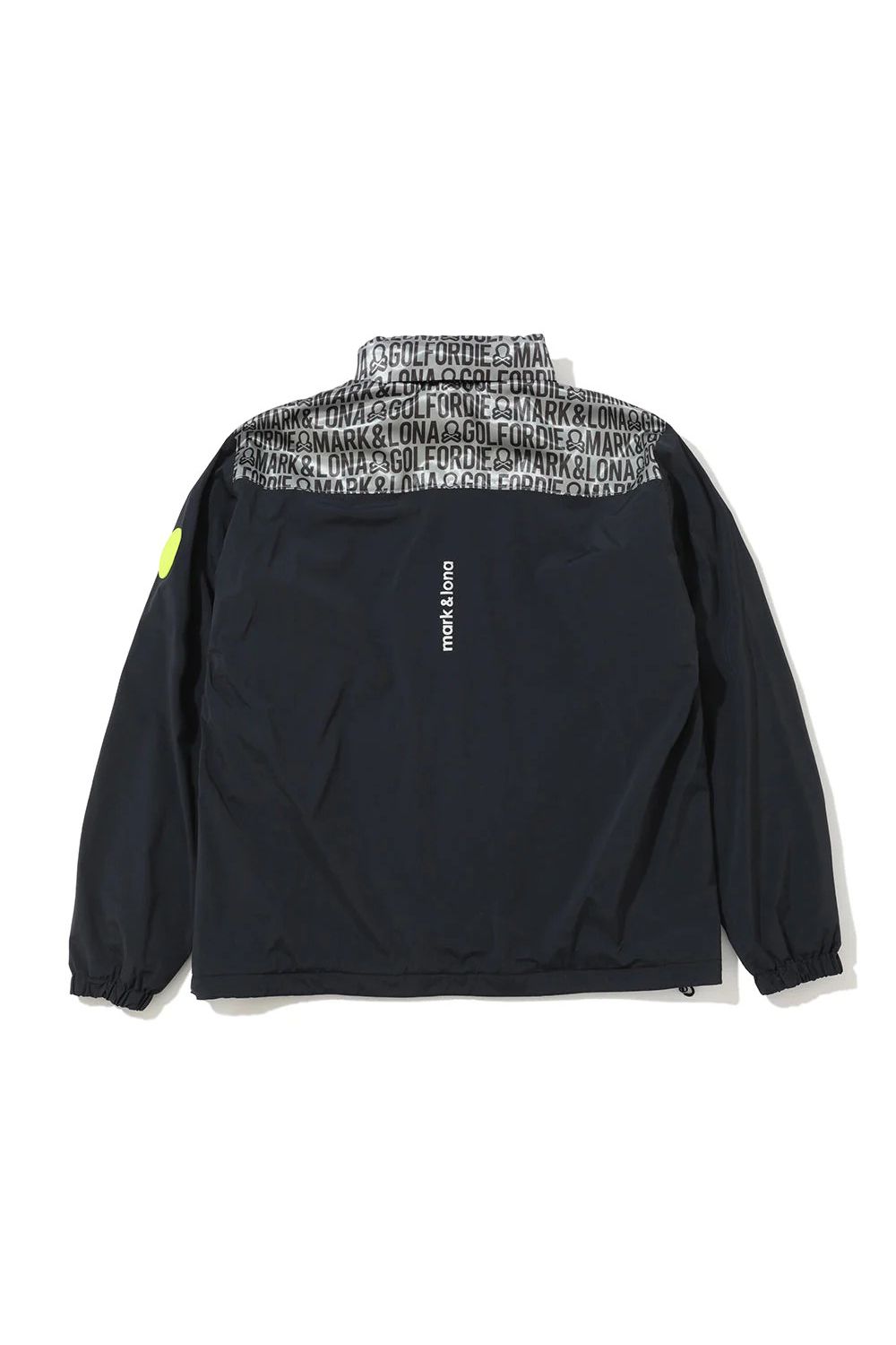 【2025AW】 MATRIX SHIELD HALF ZIP JACKET / レターグラフィックジャカード ハーフジップ プルオーバージャケット (ブラック)