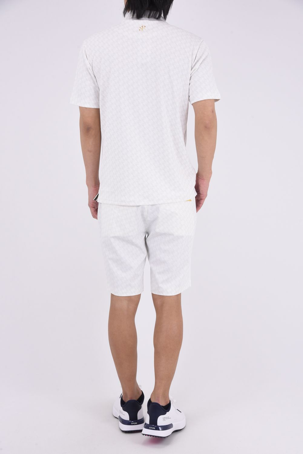 【26SS】 MENS GM PRINT MOCK NECK / GMプリントモックネック (ホワイト)*