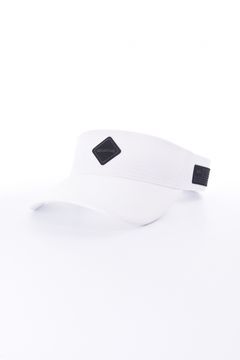 【26SS】 MEN’S SEERSUCKER VISOR / シアサッカー ダイヤモンドロゴ サンバイザー (ホワイト)