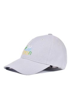 【26SS】 COLORFUL LOGO CAP / カラフルロゴ刺繍 キャップ (グレー)