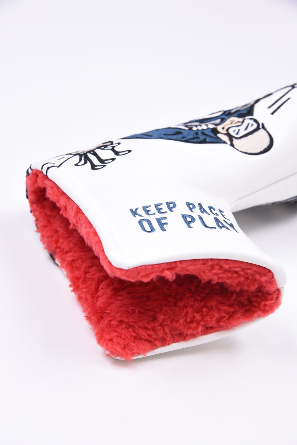 【26AW】【CAPSULE COLLECTION】 SIDECAR BLADE COVER / サイドカー刺繍入り ピンタイプ パターカバー (ホワイト)