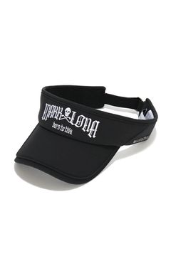 【26AW】 FRAKTUR PIPING VISOR / ブラックレターフォントロゴ パイピング サンバイザー (ブラック)