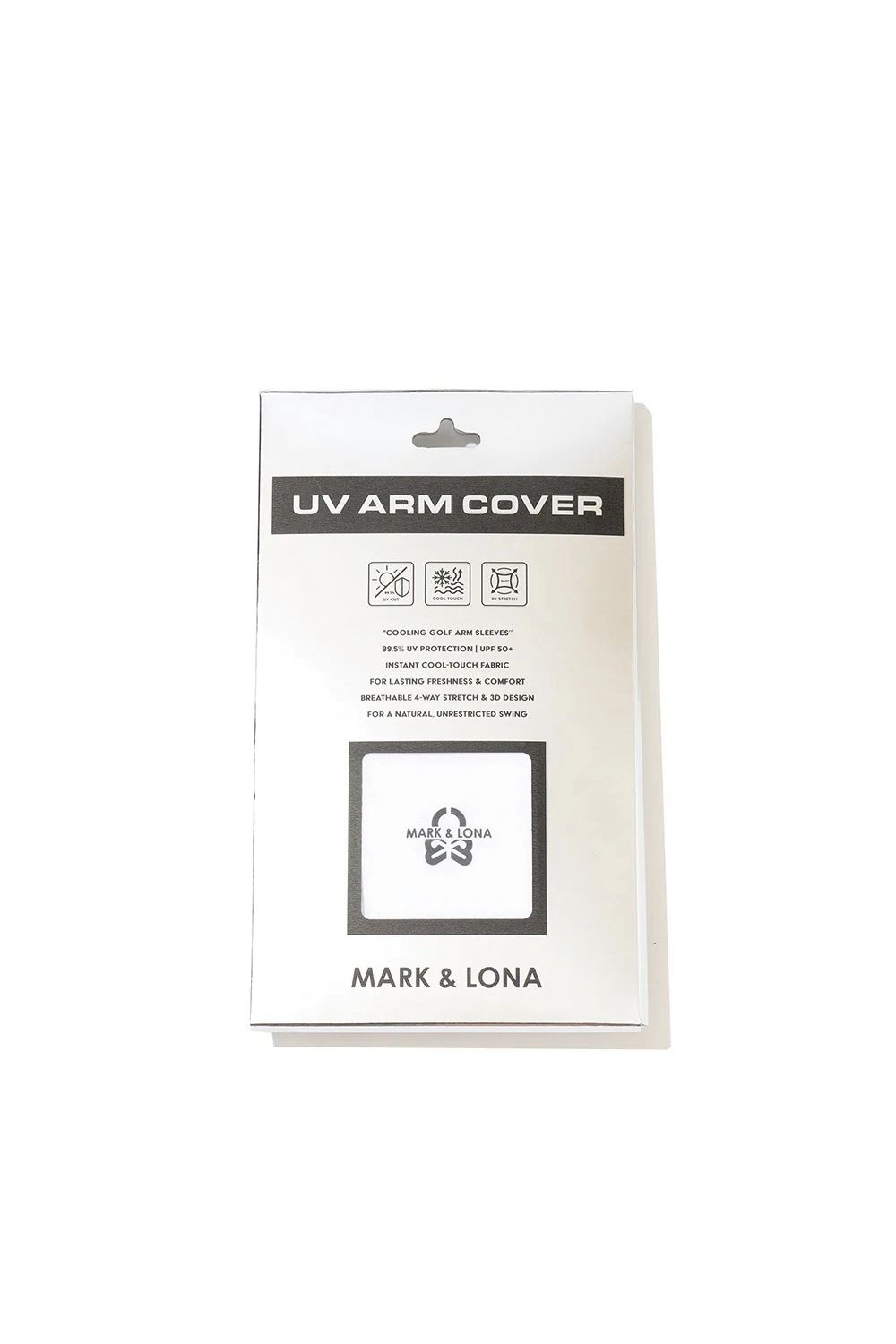 【26AW】 ESSENTIAL UV SLEEVES / 接触冷感 UVカット 指穴つきアームカバー (ホワイト)