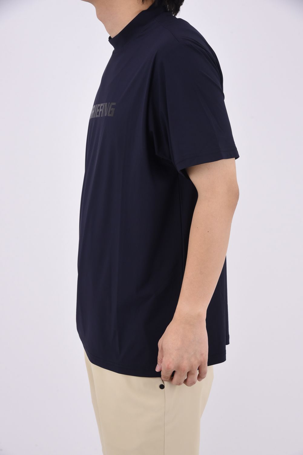 BRIEFING - 【25SS】 MEN'S GRAPHIC HIGHNECK / ロゴプリント