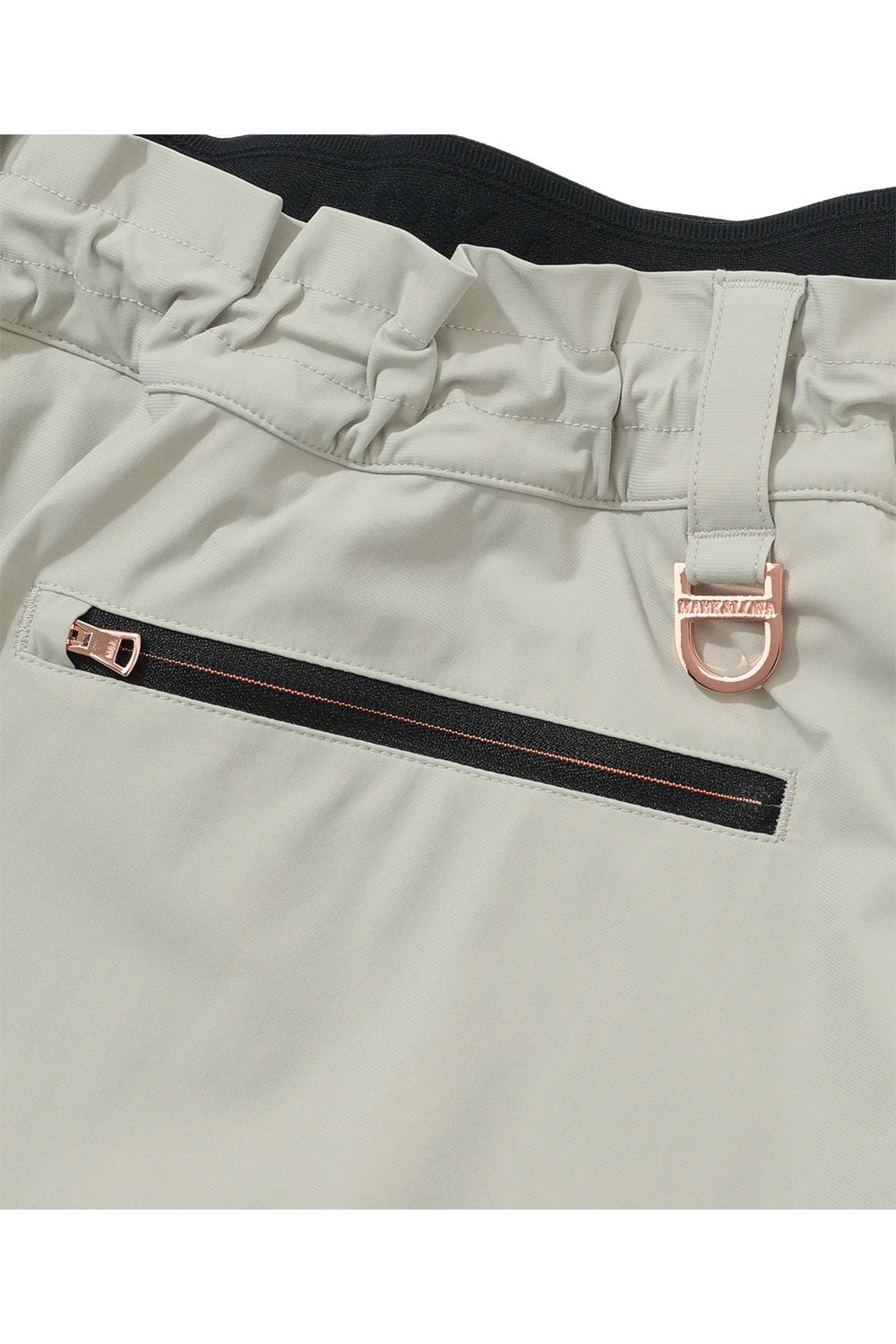 【26SS】【CODE COLLECTION】【レディース】 RFSK / 高機能ナイロン フレアシルエット ギャザースカート (ショートパンツ一体型) (ベージュ)