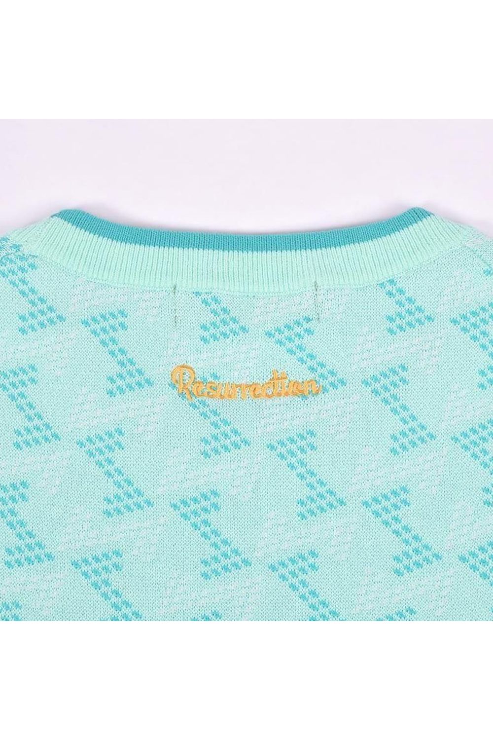 【25AW】【レディース】 GM JACQUARD LIGHT KNIT / GMジャカード クルーネック ライトニット (ミント)*