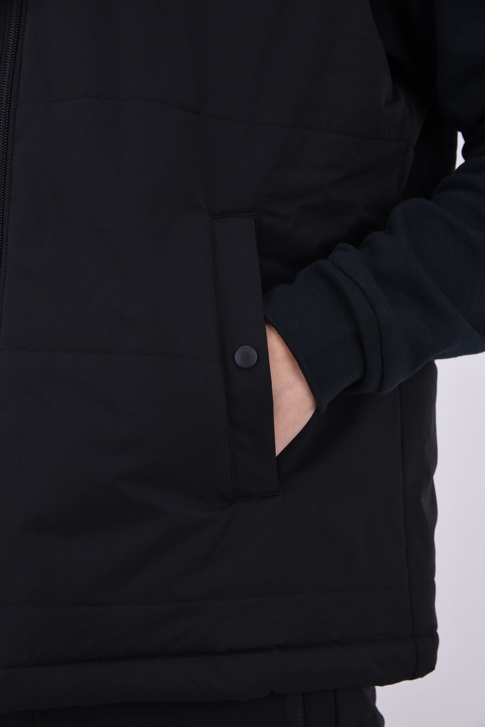 【26AW】 PUFFER VEST / ブランドロゴパッチ パファーベスト (ブラック)
