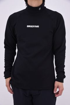 【26AW】 MEN’S WARM LS HIGHNECK / 秋冬仕様 起毛素材 ベーシック 長袖モックネックTシャツ (ブラック)