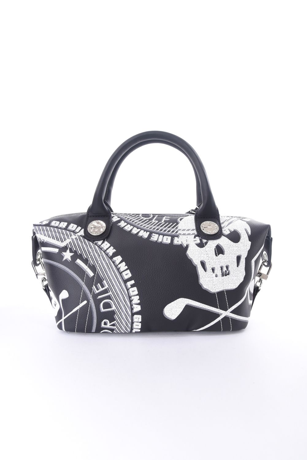 【26SS】 ATLAS CONVERTIBLE CART BAG / アイアンスカル シンセティックレザー 2WAYカートバッグ (ブラック)