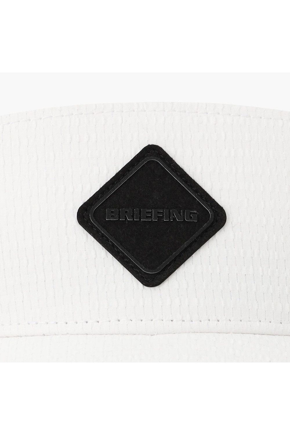【26SS】 MEN’S SEERSUCKER VISOR / シアサッカー ダイヤモンドロゴ サンバイザー (ホワイト)
