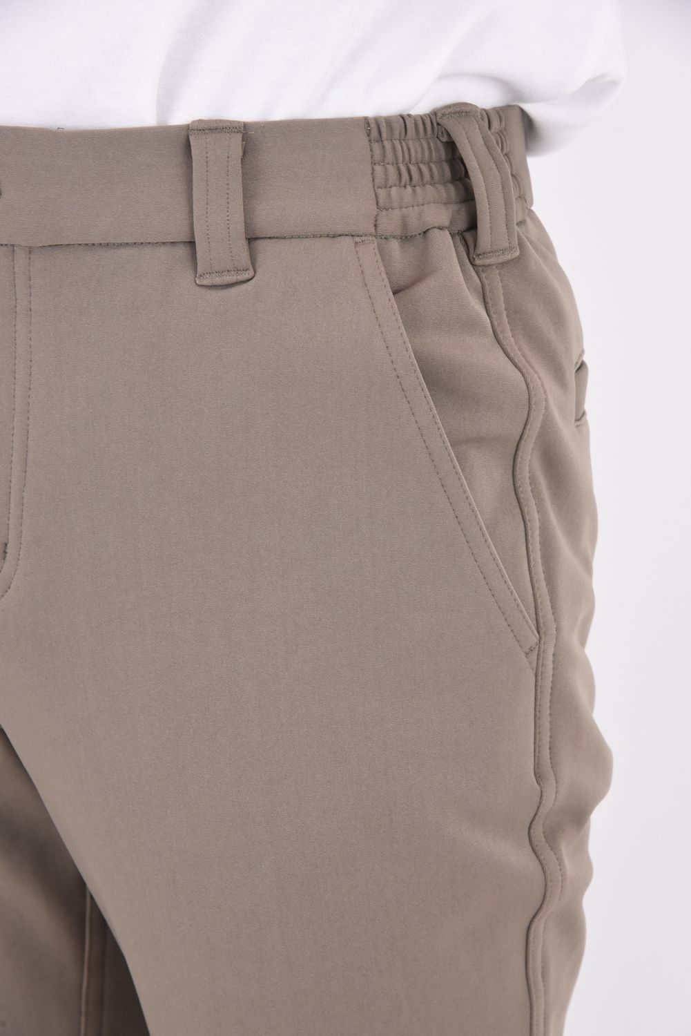 【25AW】 HEAT PERFORMER SLACKS / HEAT PERFORMA®ツイル 裏起毛 スラックス (ベージュ)
