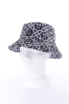 【26SS】 DOMINANT BUCKET HAT / ジオメトリックパターン総柄 バケットハット (ブラック)