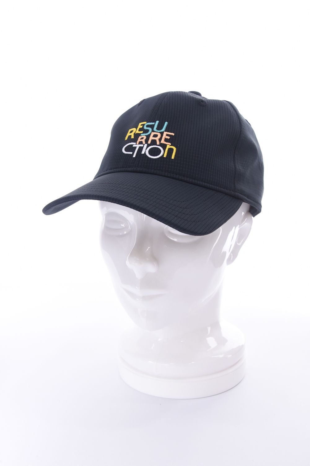 【26SS】 COLORFUL LOGO CAP / カラフルロゴ刺繍 キャップ (ブラック)