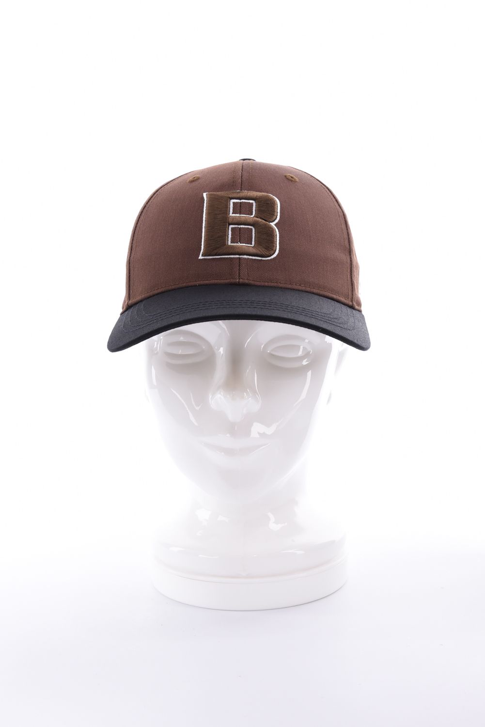 【26AW】 MEN’S 2-TONE INITIAL CAP / バイカラー ブランドイニシャル刺繍 キャップ (ブラウン)