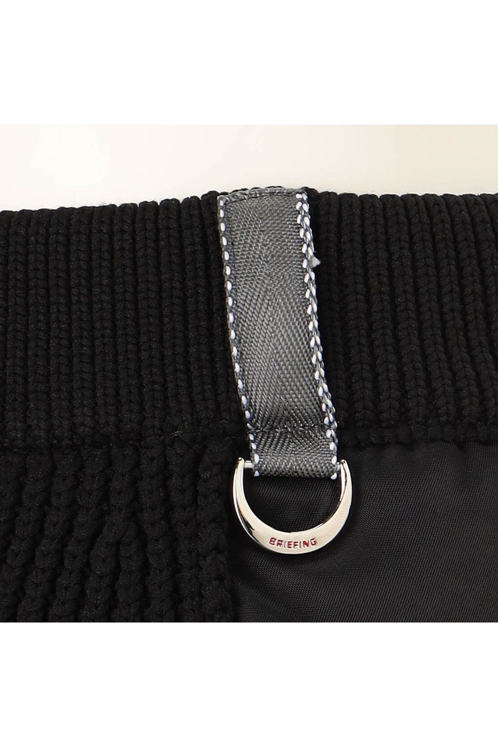 【26AW】【レディース】 WOMEN’S WINDBLOCK DOCKING RIB KNIT SKIRT / 畦編みニット&ナイロンツイル ハイブリッドニットスカート (ブラック)