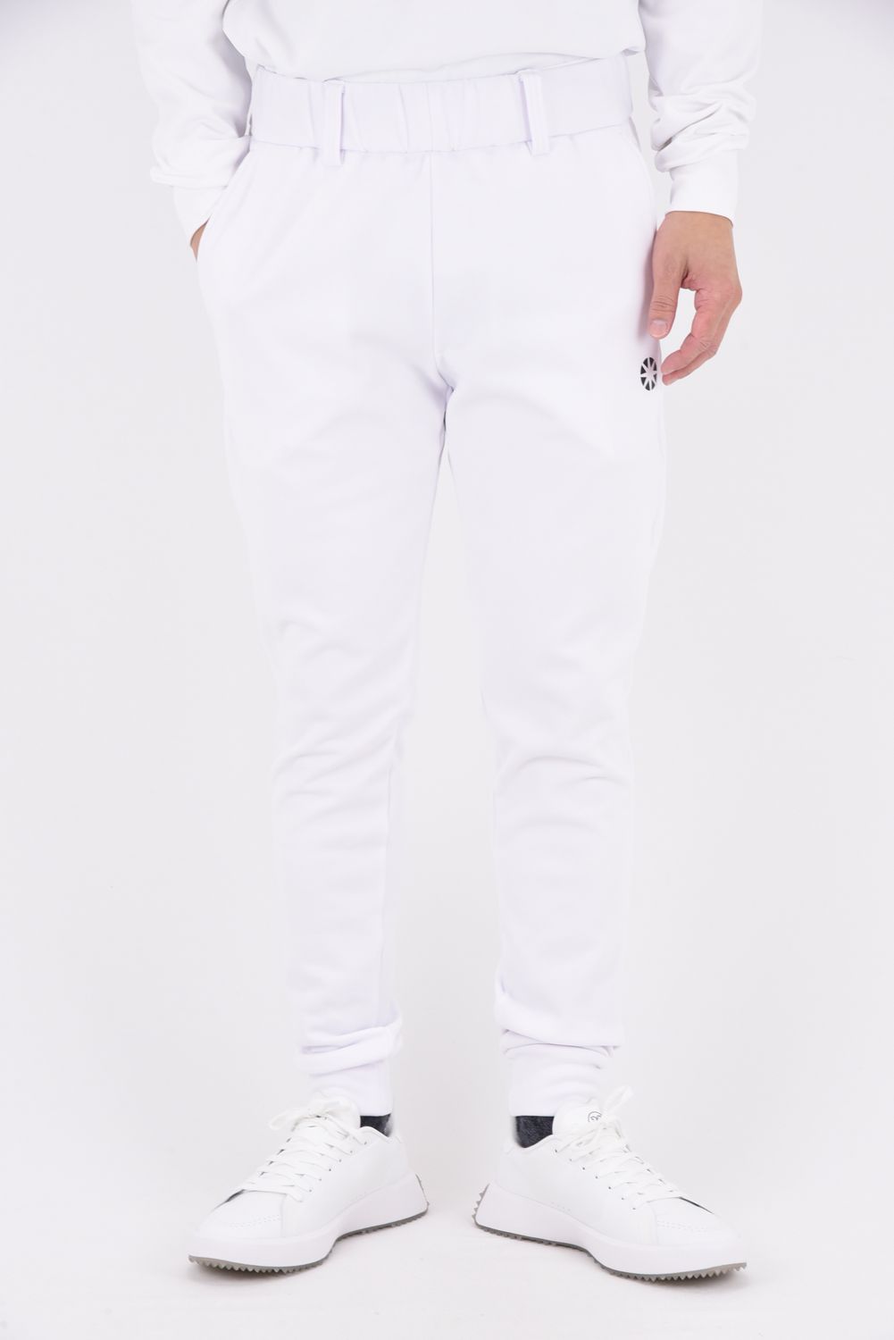 BASIC LONG PANTS MENS / テックスブリッド リブパンツ (ホワイト)