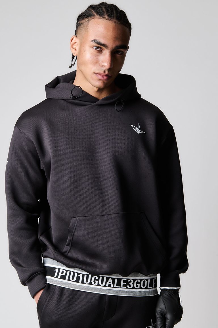 1PIU1UGUALE3 GOLF - LOGO RIB PULLOVER / ブランド アイコンロゴ リブ  