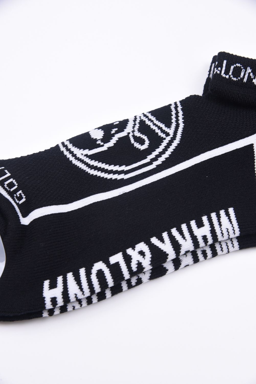 【26SS】 ROUND SKULL ATHLETIC LOW SOCKS / サークルスカルジャカード スニーカー丈 ローソックス (ブラック)