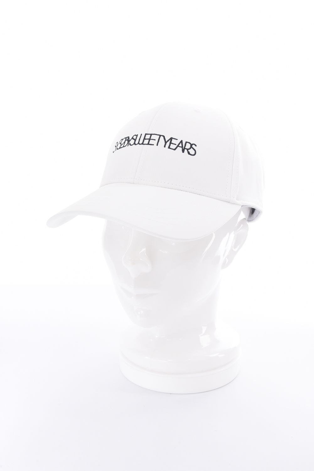 【26SS】 MINI HERRINGBONE EMB CAP / ミニヘリンボーン ロゴ刺繡 キャップ (ホワイト)