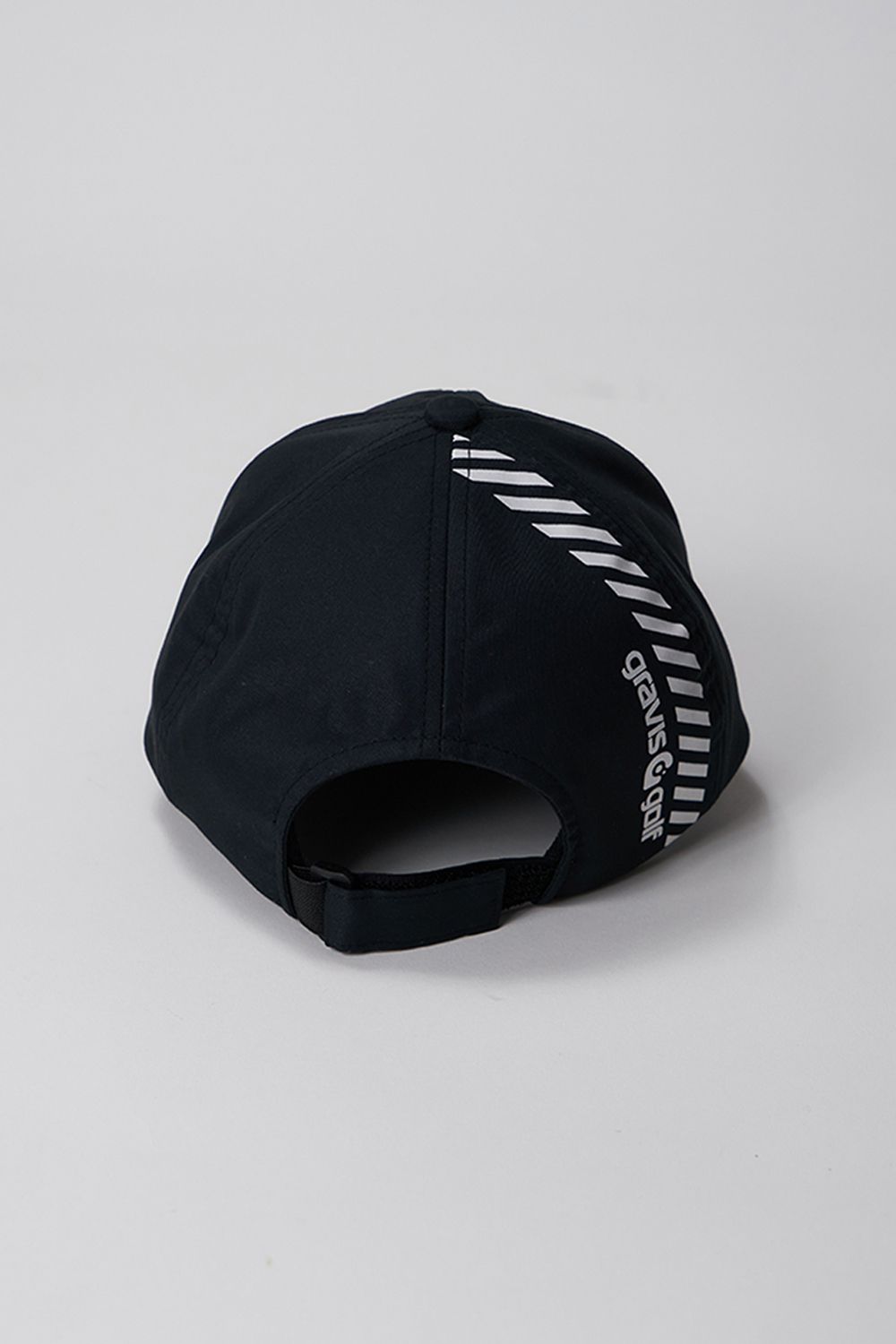 gravis golf - CAP / 刺繍ロゴ 6パネルキャップ (ブラック