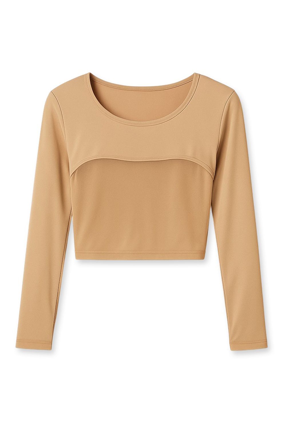 【26SS】【レディース】【返品・交換不可】 WOMENS COOL CROP INNERWEAR / クロップ丈 サマーインナーTシャツ (ベージュ)