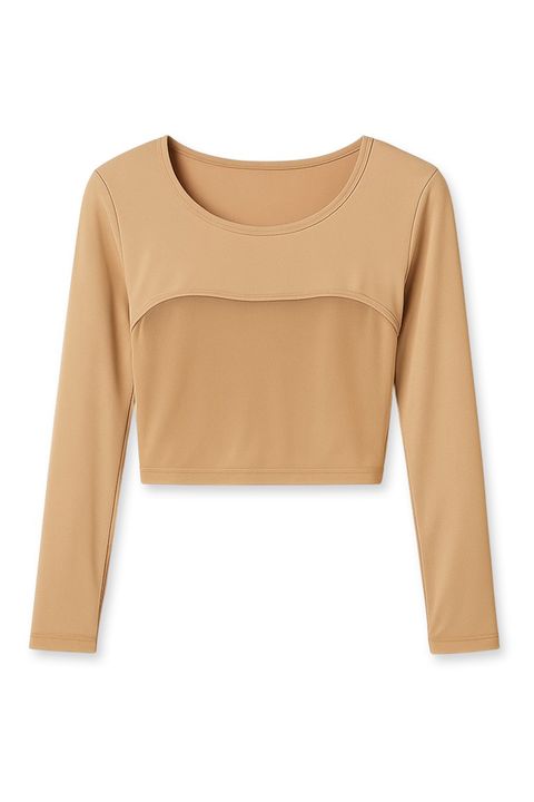 【26SS】【レディース】【返品・交換不可】 WOMENS COOL CROP INNERWEAR / クロップ丈 サマーインナーTシャツ (ベージュ)