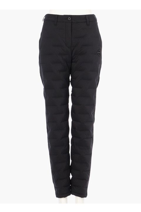 【25AW】【レディース】 WOMEN'S HYBRID DOWN PANTS / ストレッチタフタ ダイヤモンドロゴ ハイブリッドダウンパンツ (ブラック)
