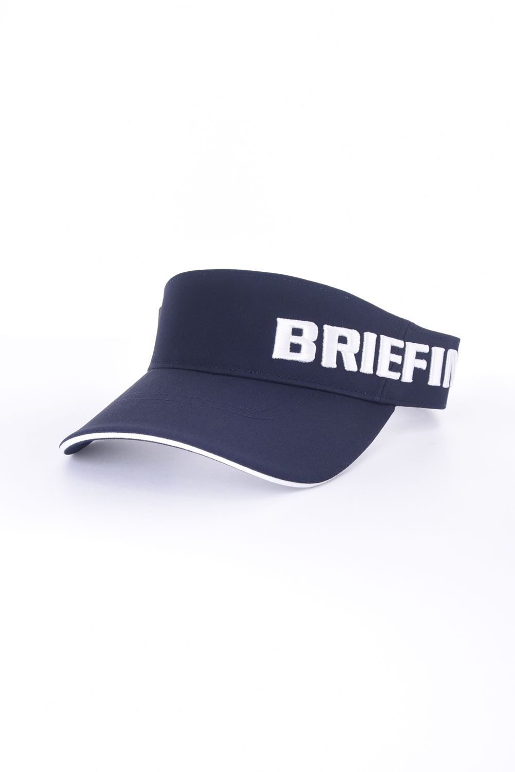 【26SS】 MEN’S ROUND LOGO VISOR / アシンメトリー ラウンドロゴ サンバイザー (ネイビー)