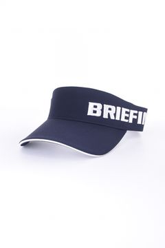 【26SS】 MEN’S ROUND LOGO VISOR / アシンメトリー ラウンドロゴ サンバイザー (ネイビー)